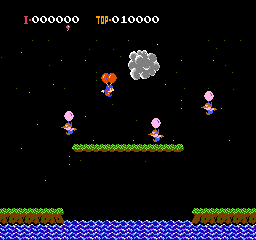 Balloon Fight (Europe) In game screenshot
